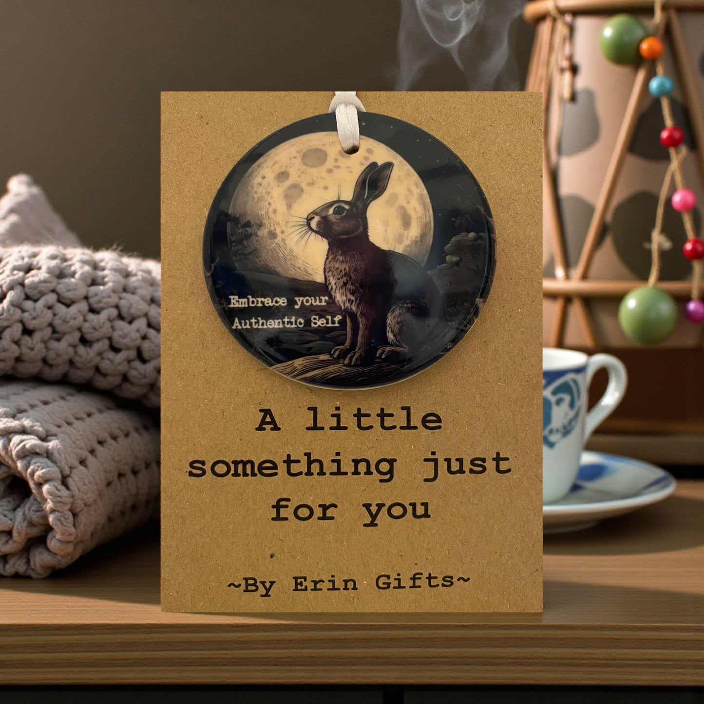 Embrace Your Authentic Self... A Little Something Card and Ceramic Keepsake gift