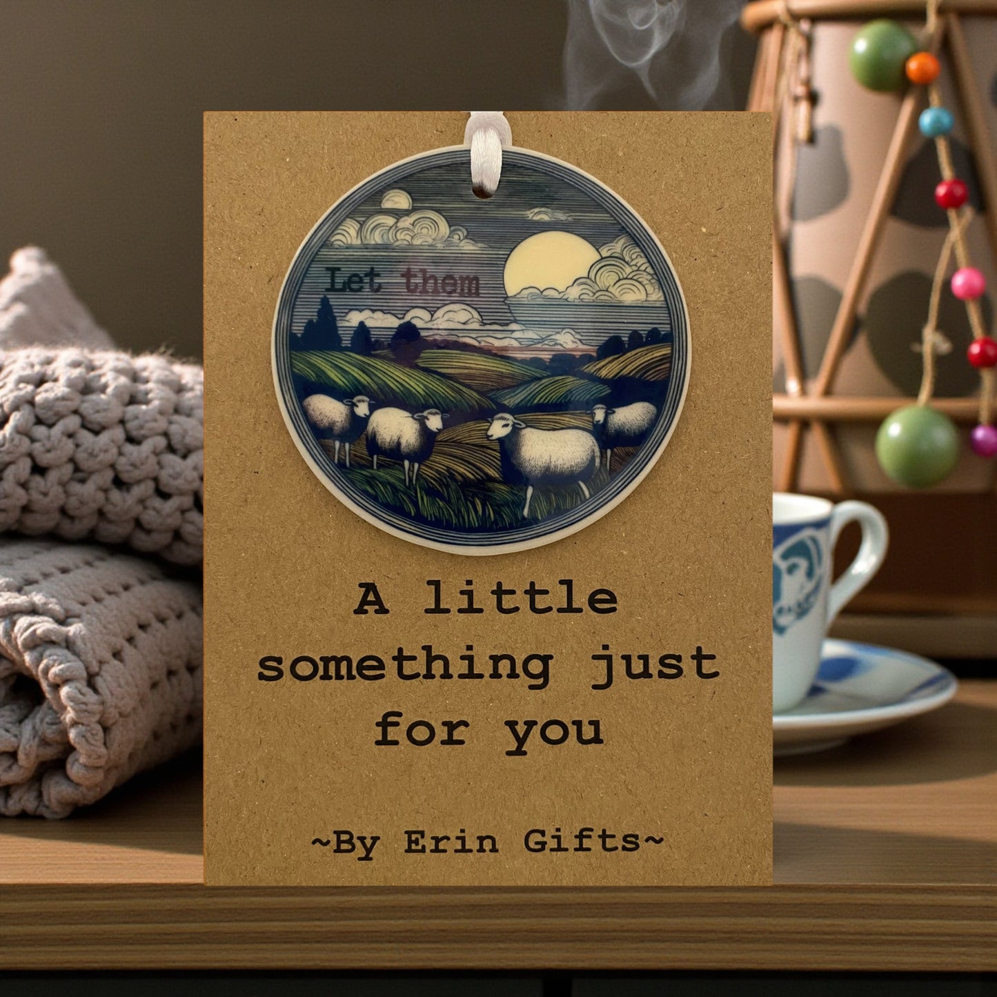 Let Them... A Little Something Card and Ceramic Keepsake gift