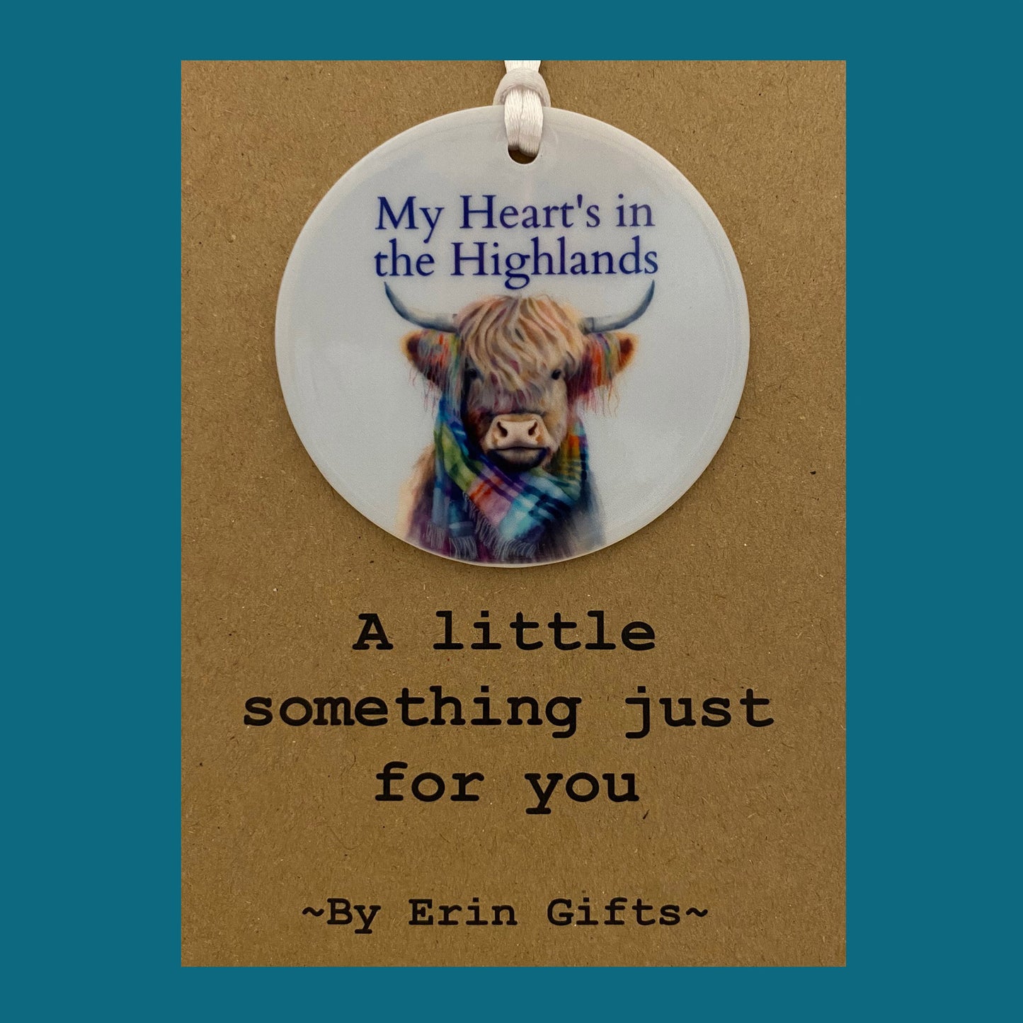 My Heart is in... - A Little Something Card and Ceramic Keepsake gift