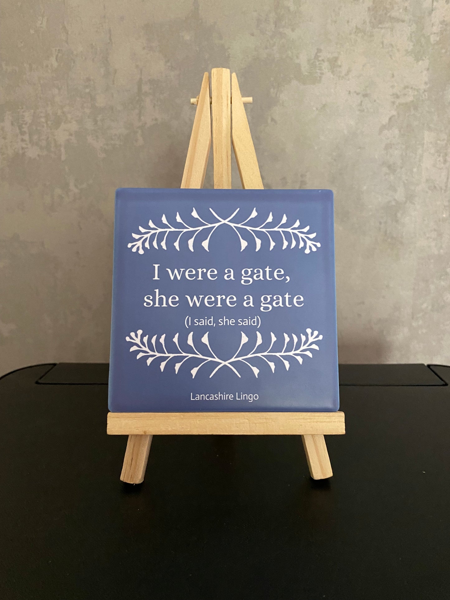 I were a gate, she were a gate... Mug and Coaster