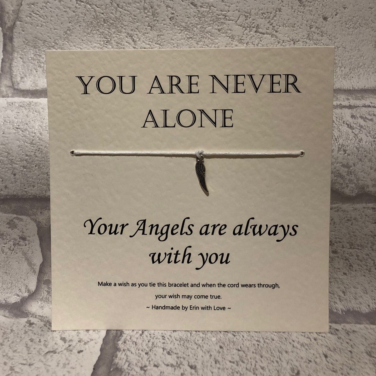 Angels - You Are Never Alone Wish Bracelet