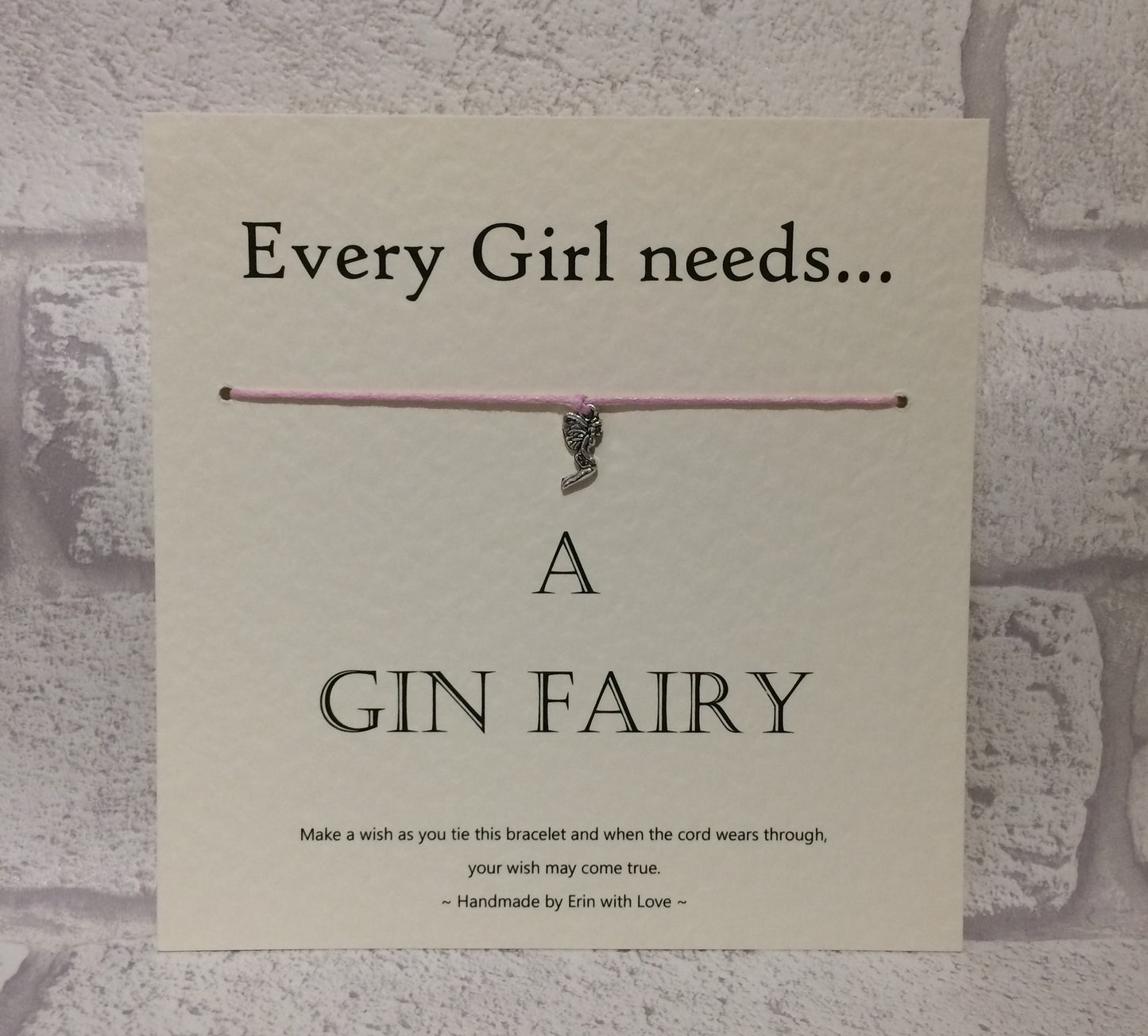 Fairy - Every Girl Needs A Gin Fairy Wish Bracelet