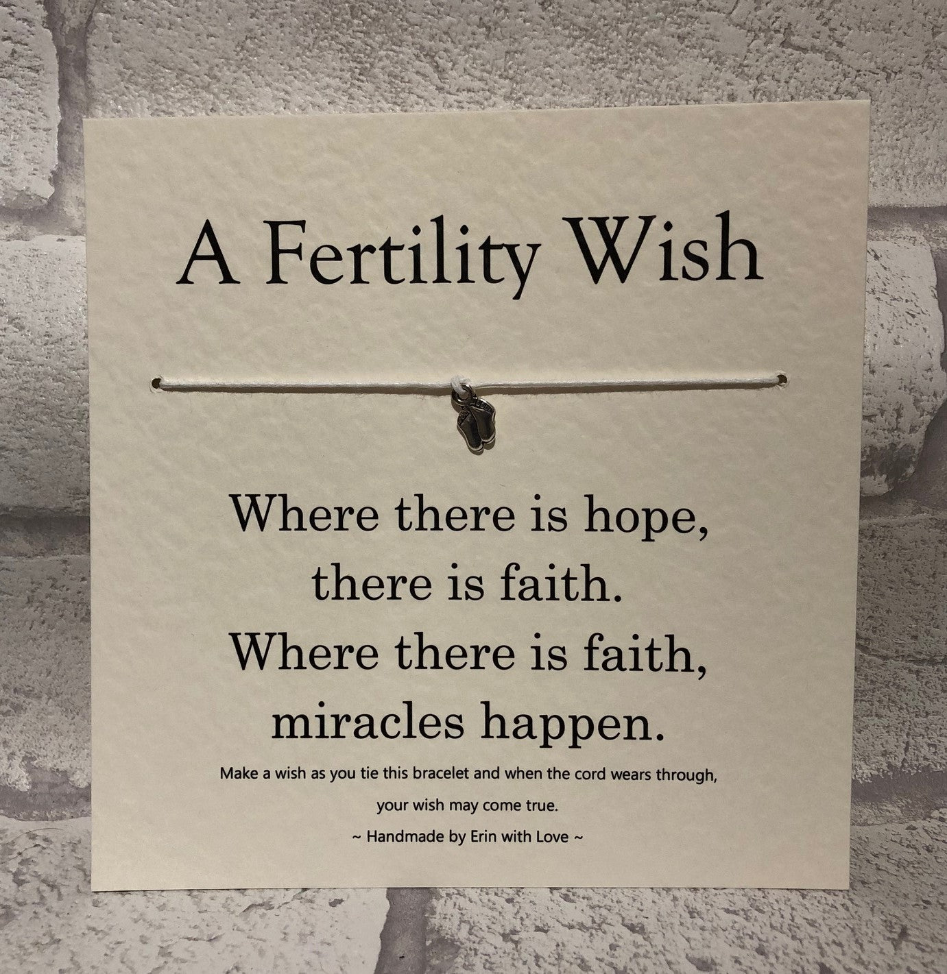 B - A Fertility Wish Wish Bracelet