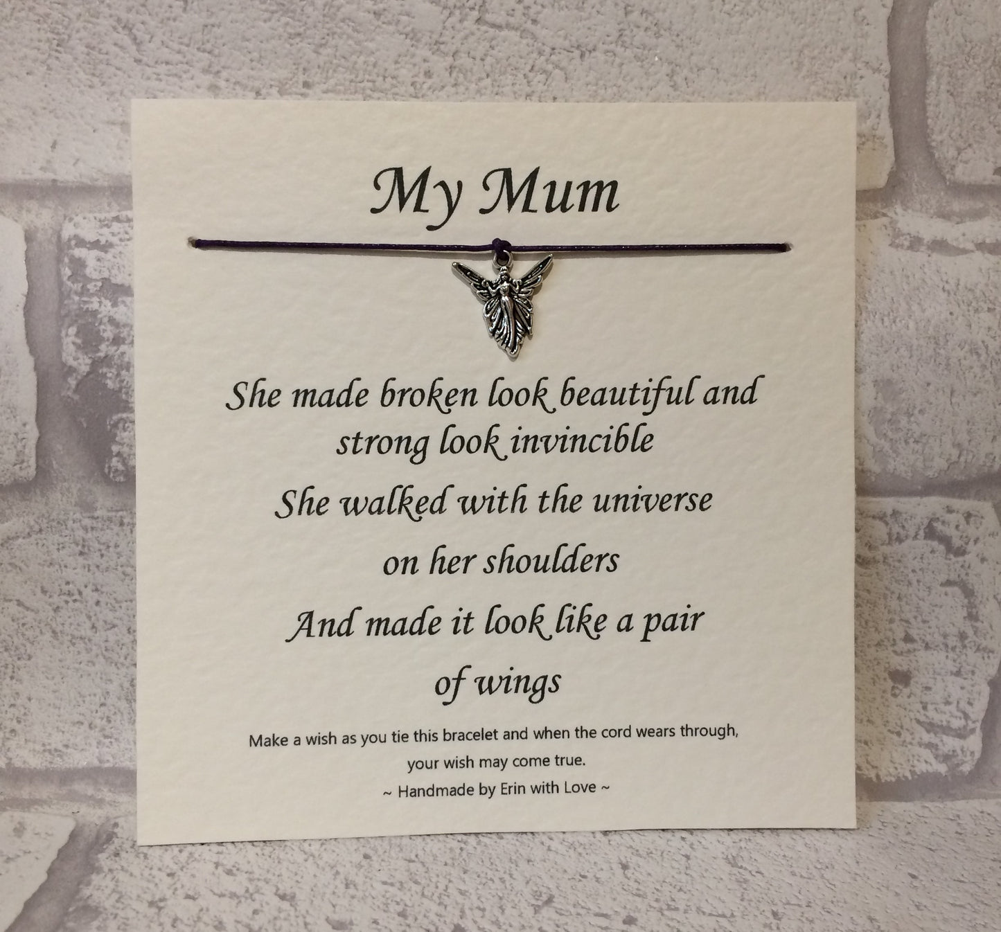My Mum.... Wish Bracelet
