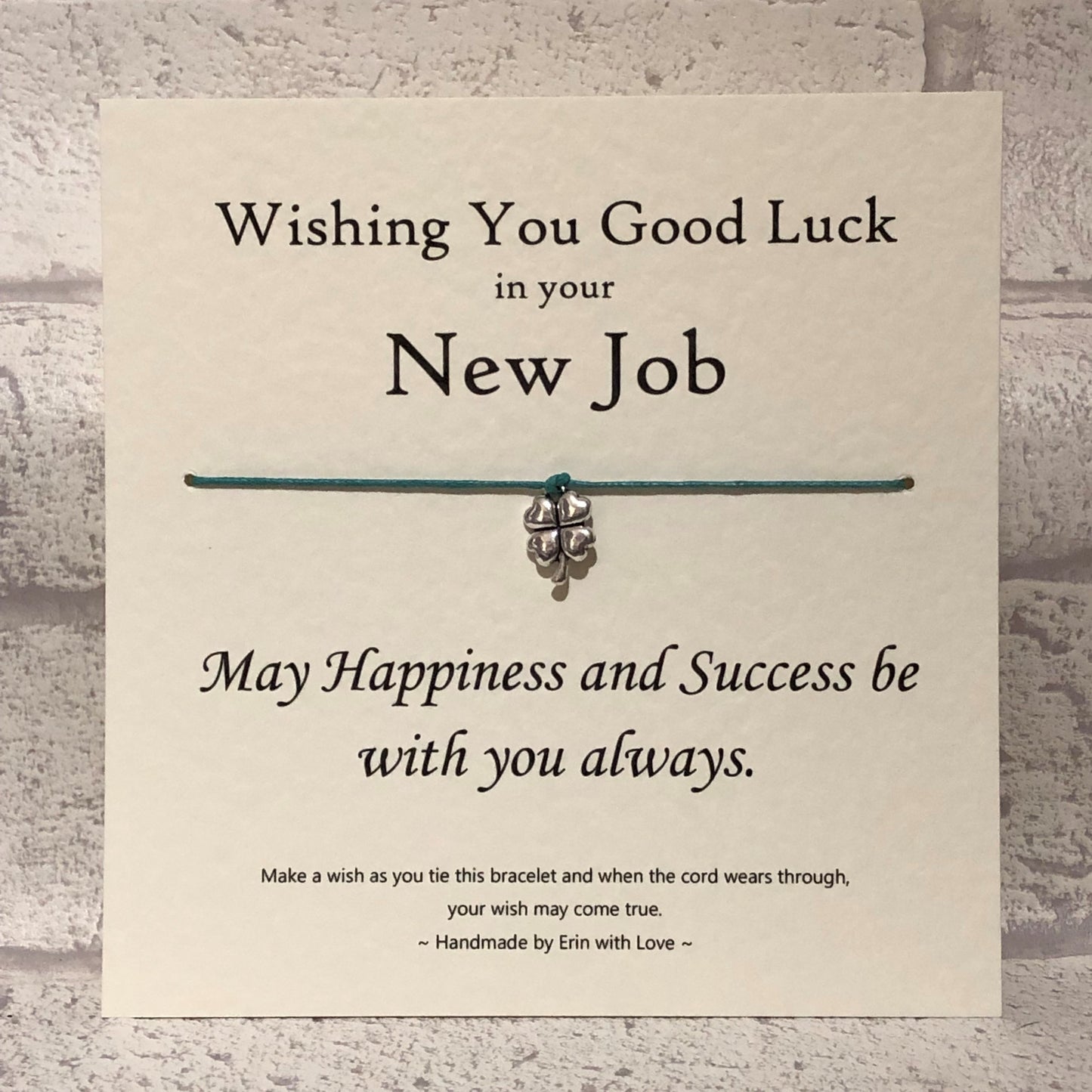 Good Luck In Your New Job.... Wish Bracelet