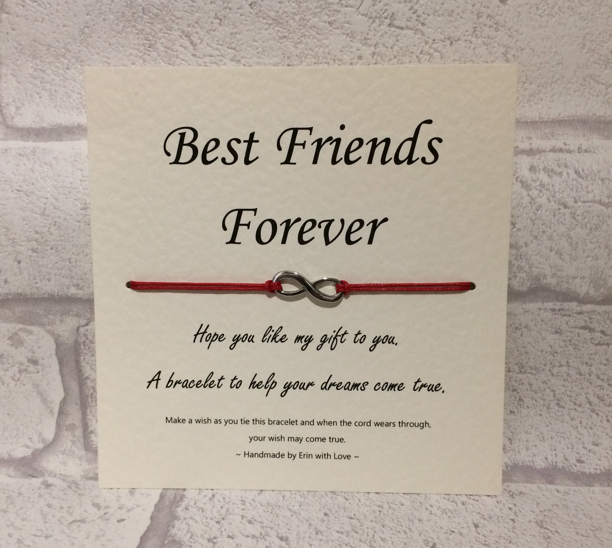 Best Friends Forever Wish Bracelet The By Erin Gift Shop