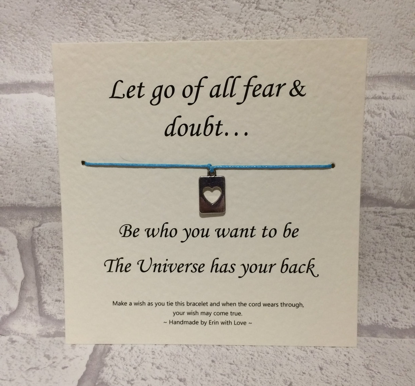 Let Go Of All Fear And Doubt... Wish Bracelet