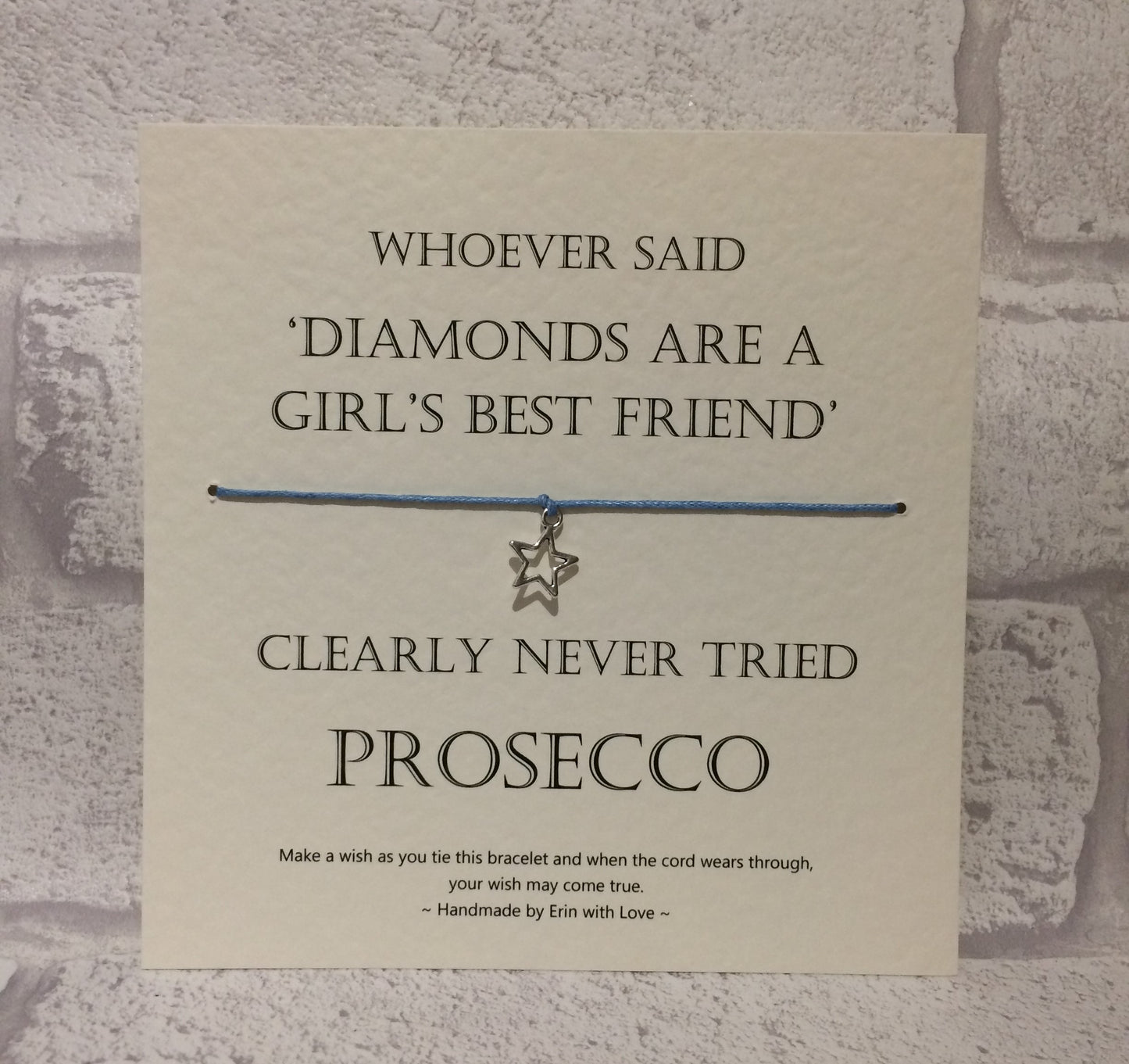 Whoever Said Diamonds - Prosecco... Wish Bracelet