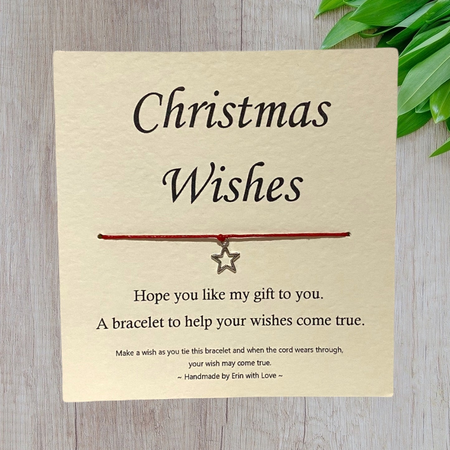 Christmas Wishes Wish Bracelet