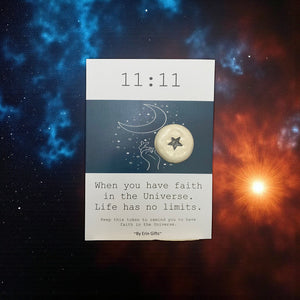 11 : 11      Ceramic Wish Token and Card