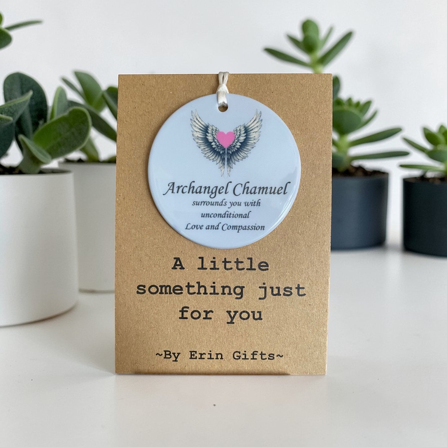 Archangel Gabriel -  A Little Something Card and Ceramic Keepsake gift