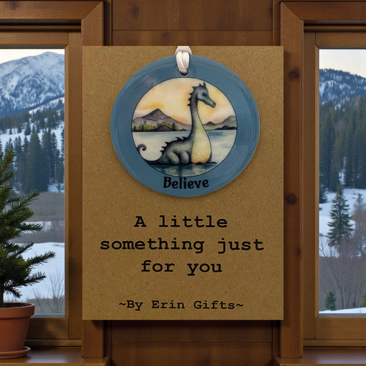 Believe... A Little Something Card and Ceramic Keepsake gift