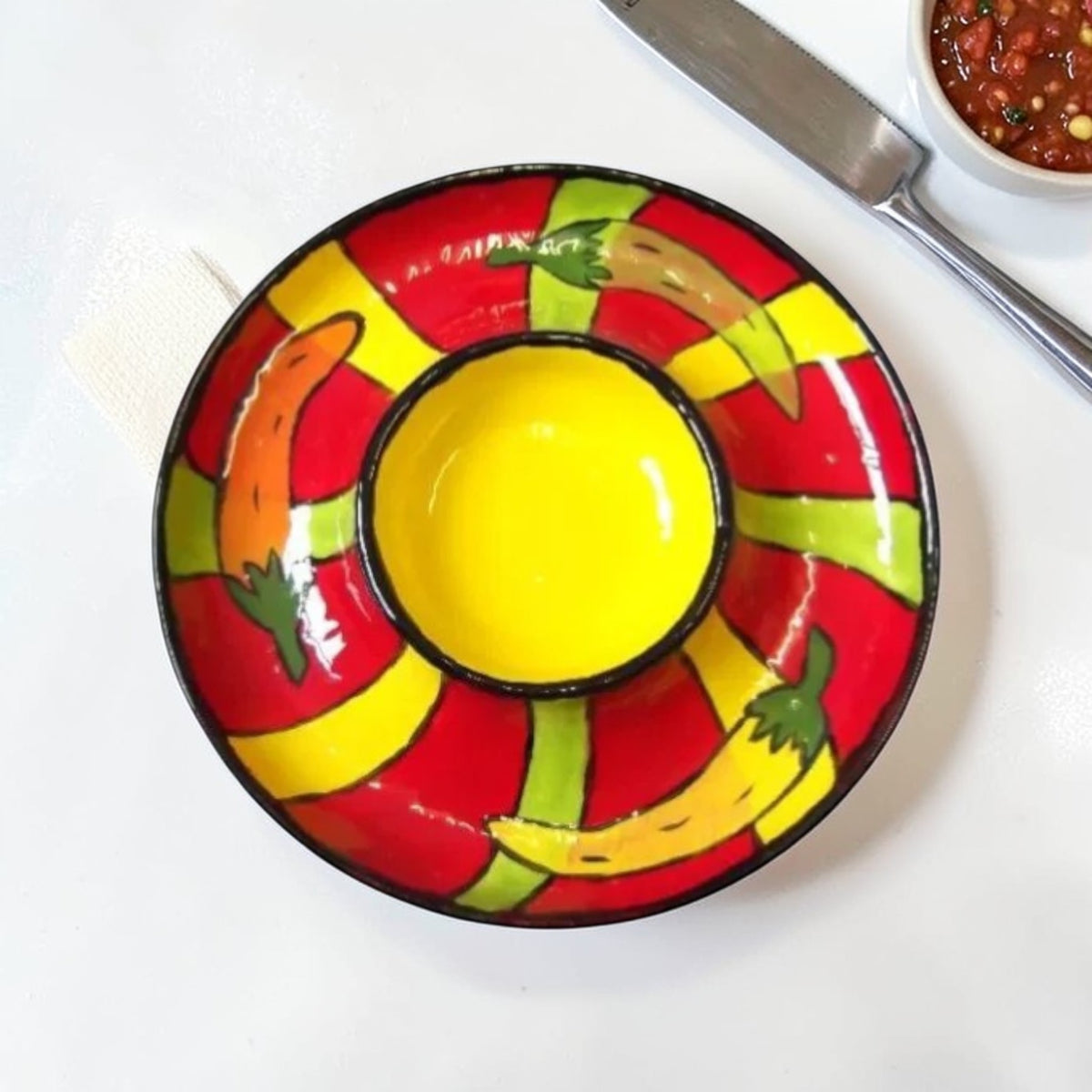 Chip and Dip Plate