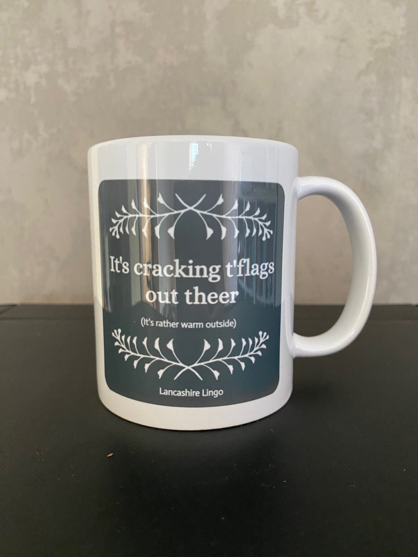 It's Cracking t'Flags out there  Mug and Coaster