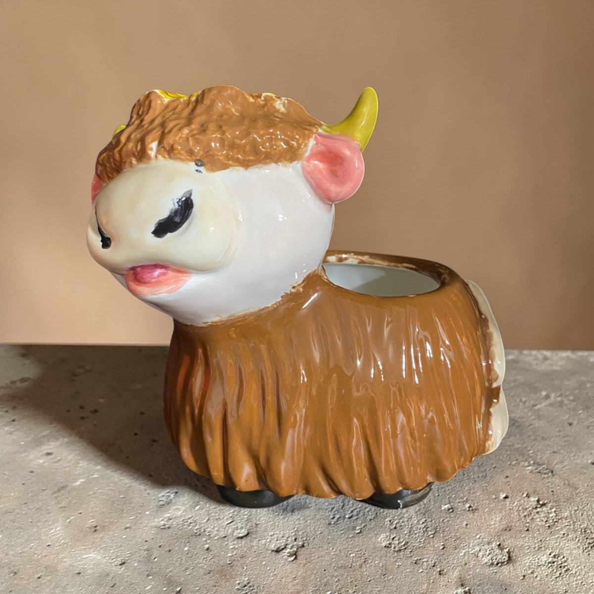 Highland Coo Planter