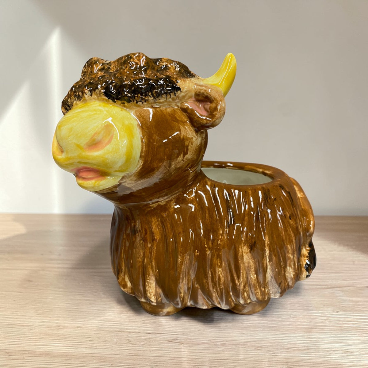 Highland Coo Planter