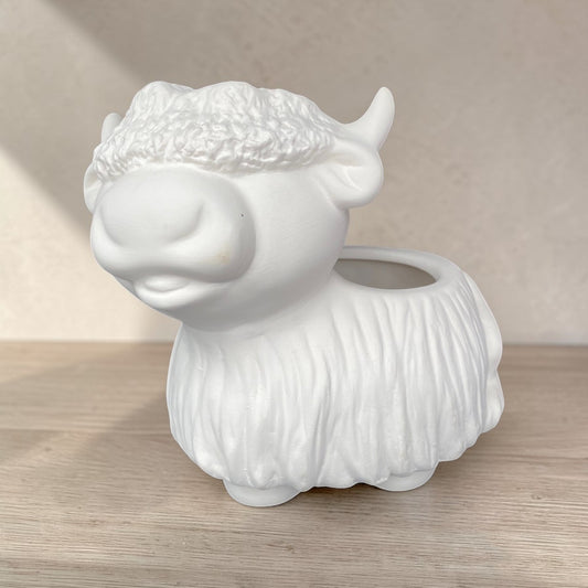 Highland Coo Planter