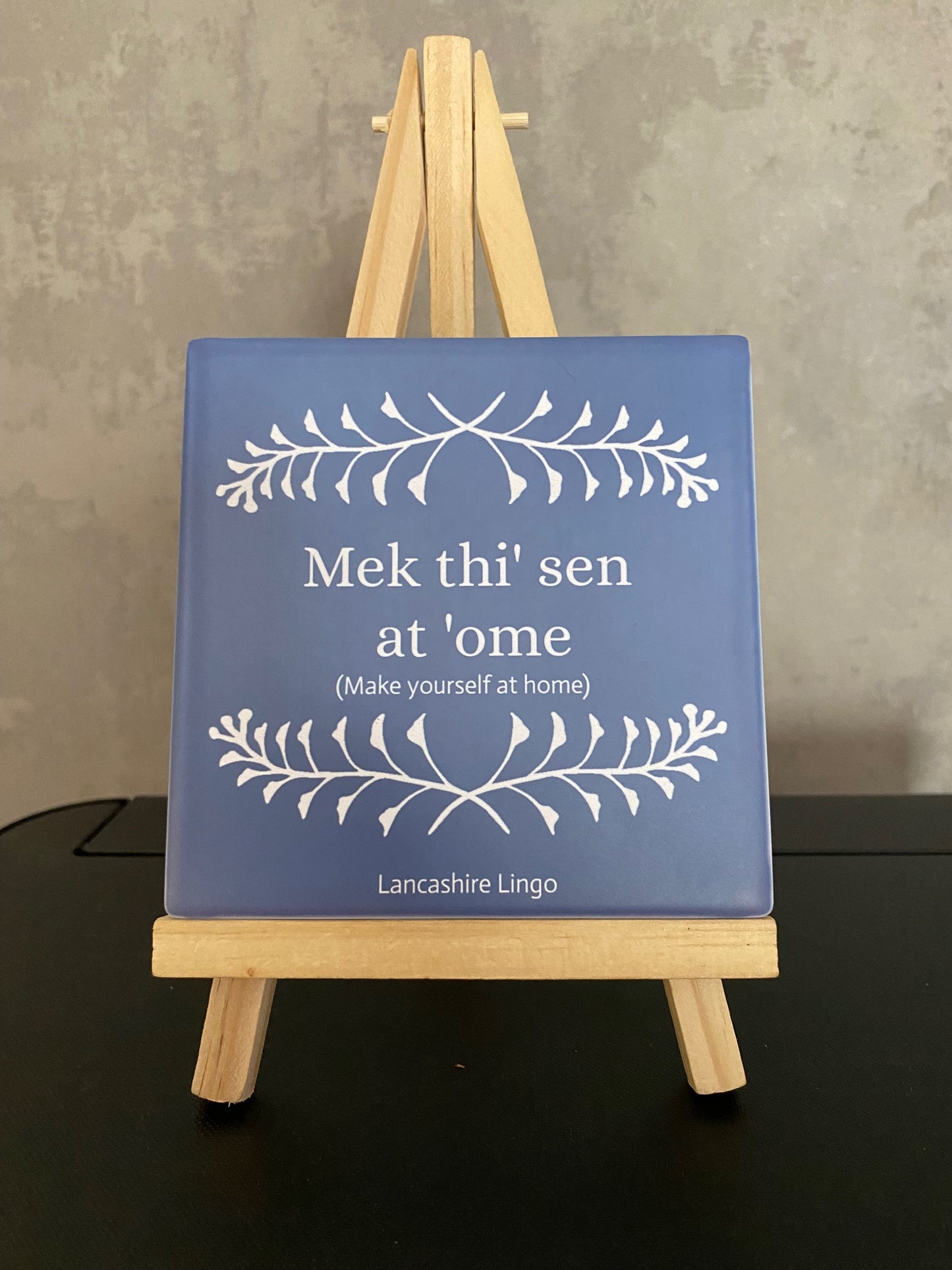 Mek Thi'sen At 'ome Mug and Coaster