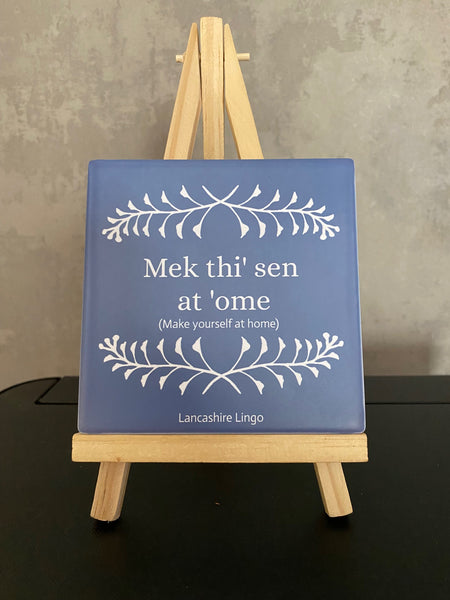 Mek Thi'sen At 'ome Mug and Coaster