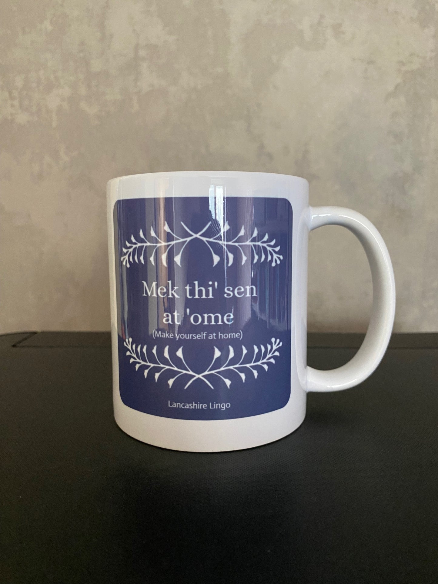 Mek Thi'sen At 'ome Mug and Coaster