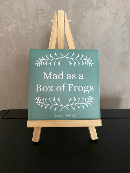 Mad as a Box of Frogs Mug and Coaster
