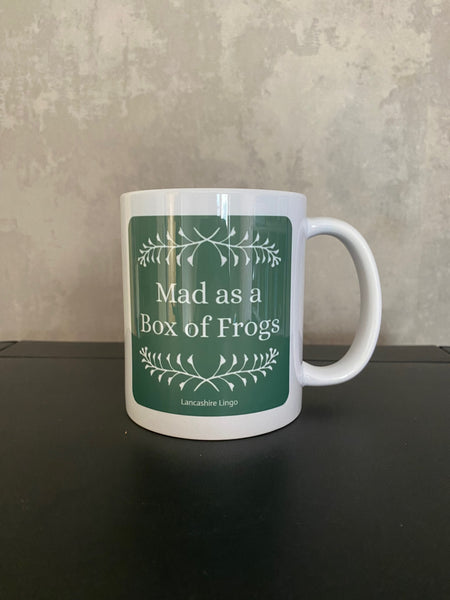 Mad as a Box of Frogs Mug and Coaster