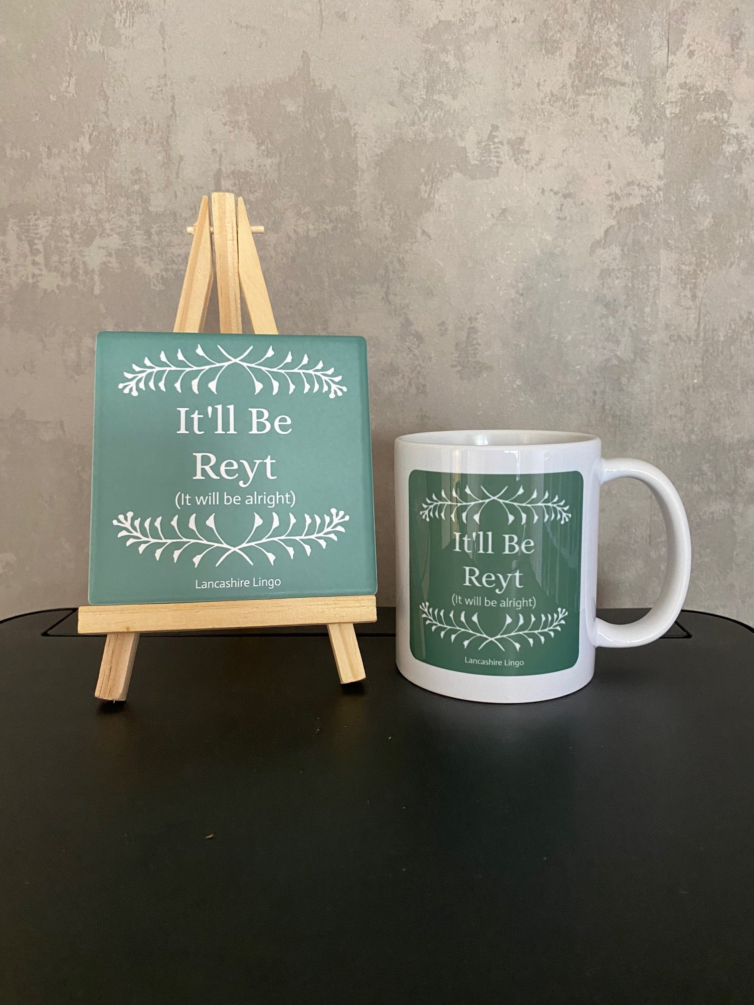It'll Be Reyt  Mug and Coaster