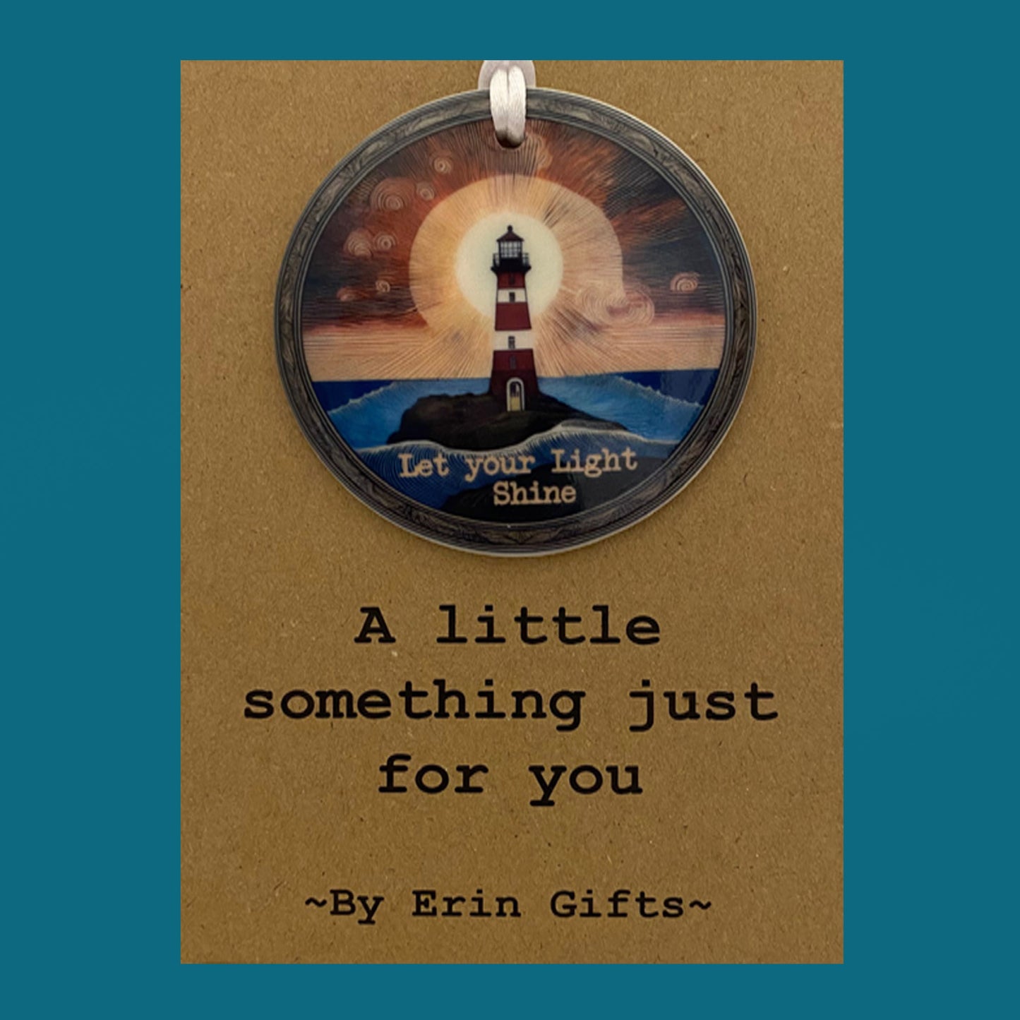 Let Your Light Shine -  A Little Something Card and Ceramic Keepsake gift