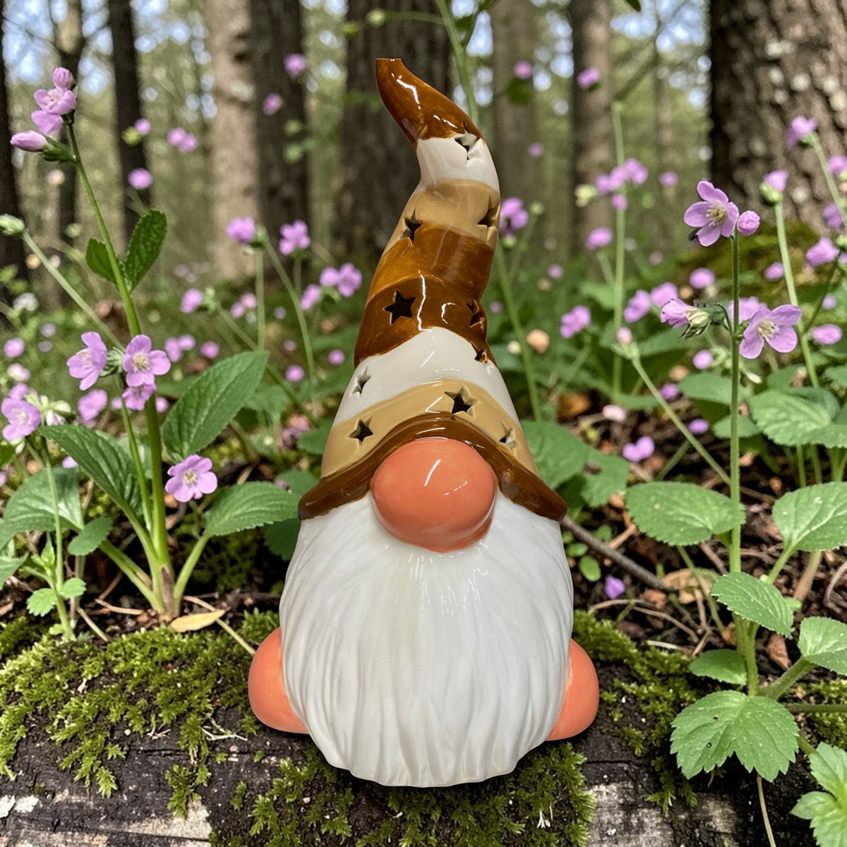 Tall Hatted Gnome Lantern