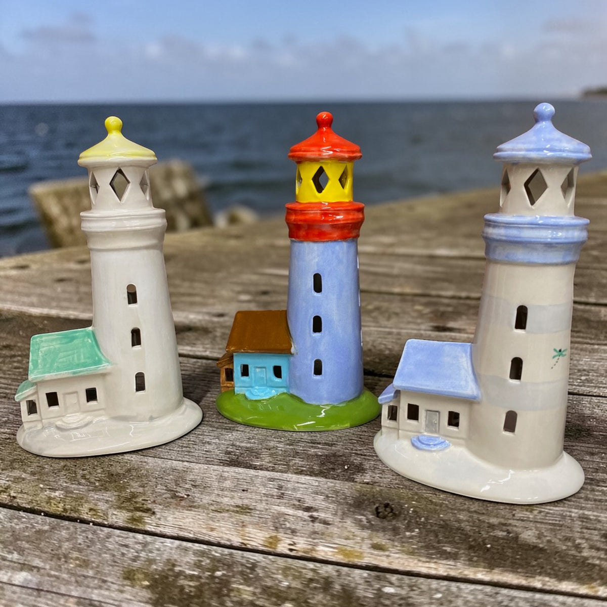 Lighthouse Lantern Tea Light Holder