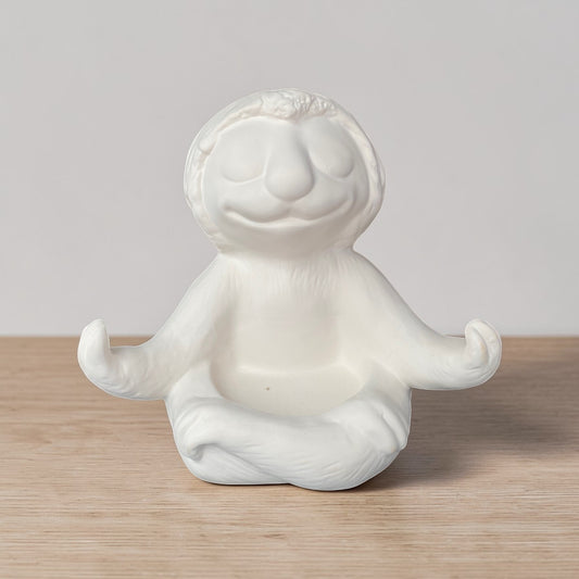 Meditating Sloth Tealight / Incense Holder
