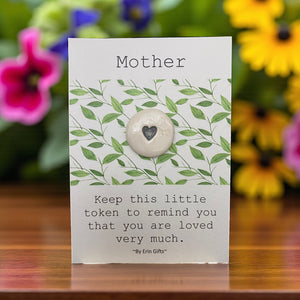Mother  Ceramic Wish Token and Card