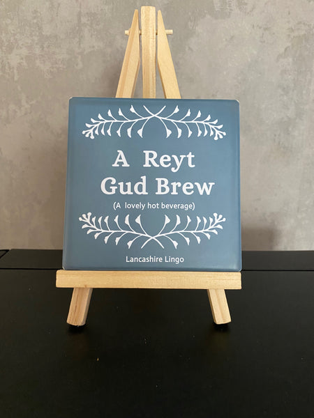 A Reyt Gud Brew  Mug and Coaster