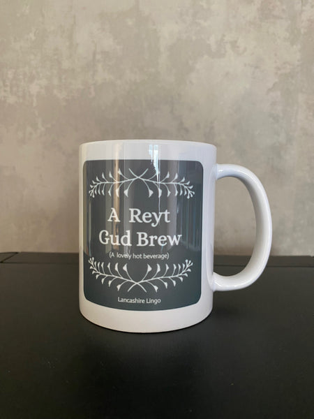 A Reyt Gud Brew  Mug and Coaster