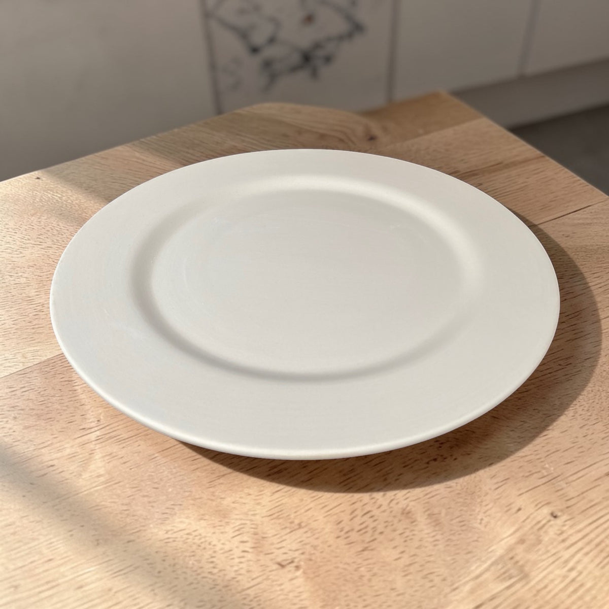 25.5cm Diameter Rimmed Dinner Plate