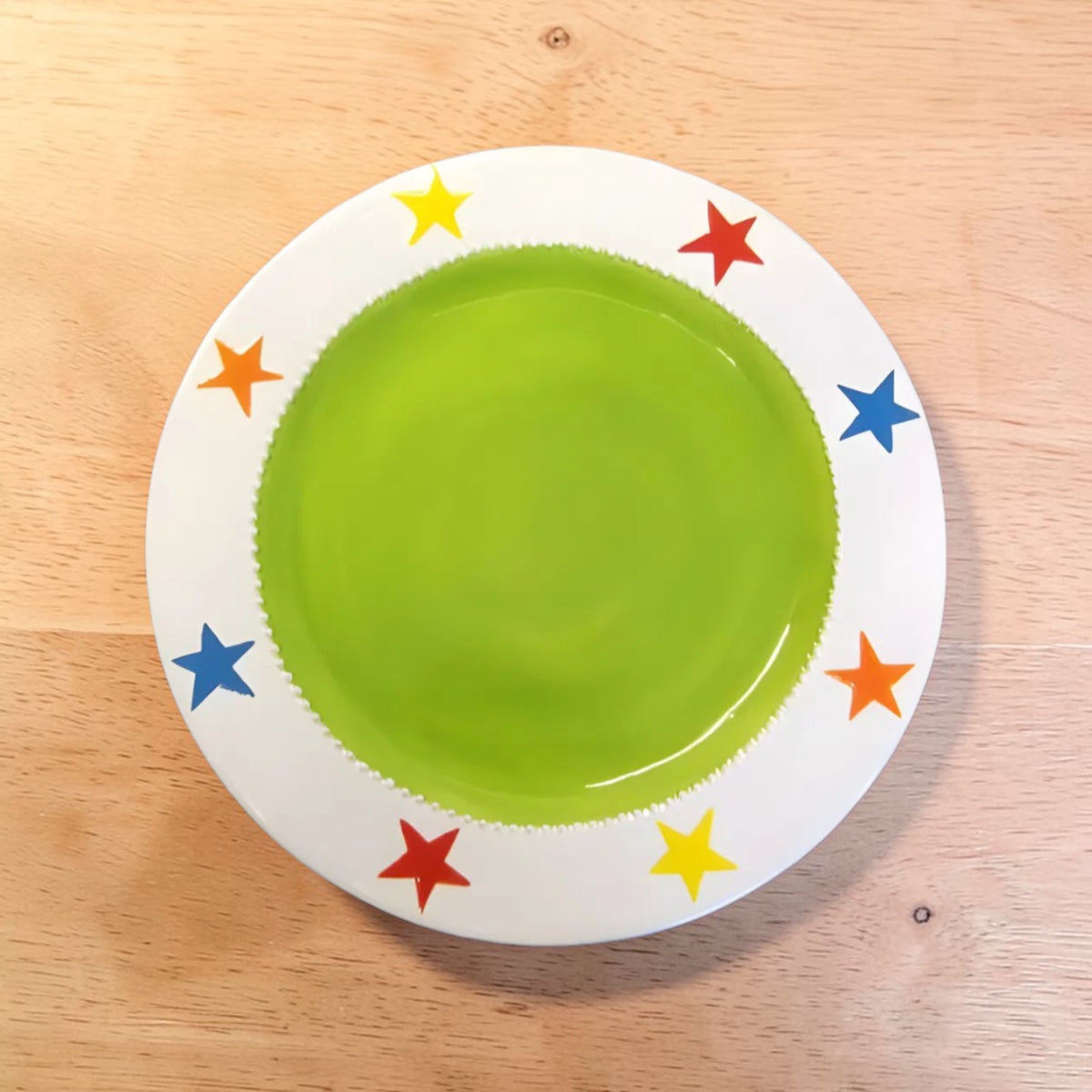 25.5cm Diameter Rimmed Dinner Plate