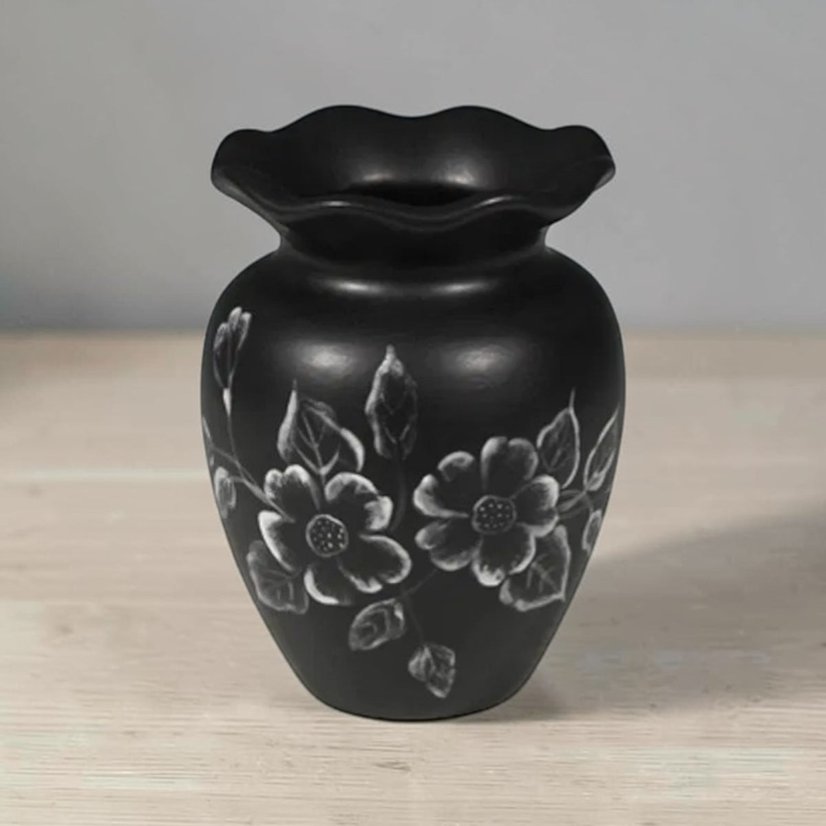 Ruffled Rim Vase