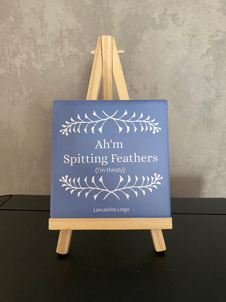 A'hm Spitting Feathers Mug and Coaster