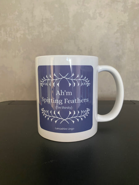 A'hm Spitting Feathers Mug and Coaster