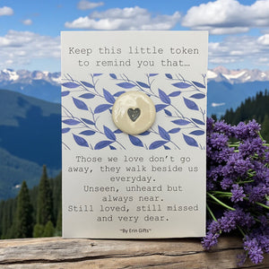 Those We Love   Ceramic Wish Token and Card