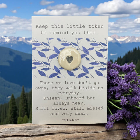 Those We Love   Ceramic Wish Token and Card