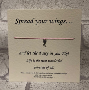 Fairy - Spread Your Wings...  Wish Bracelet