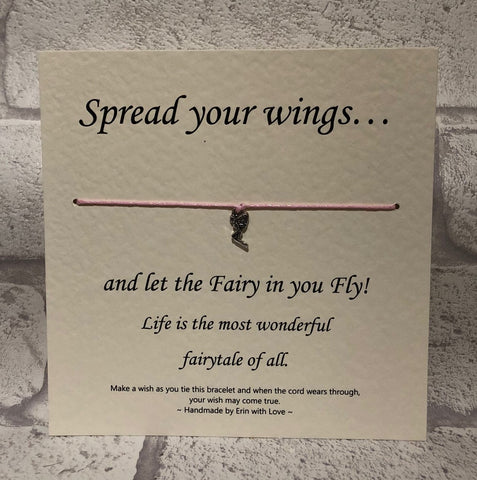 Fairy - Spread Your Wings...  Wish Bracelet