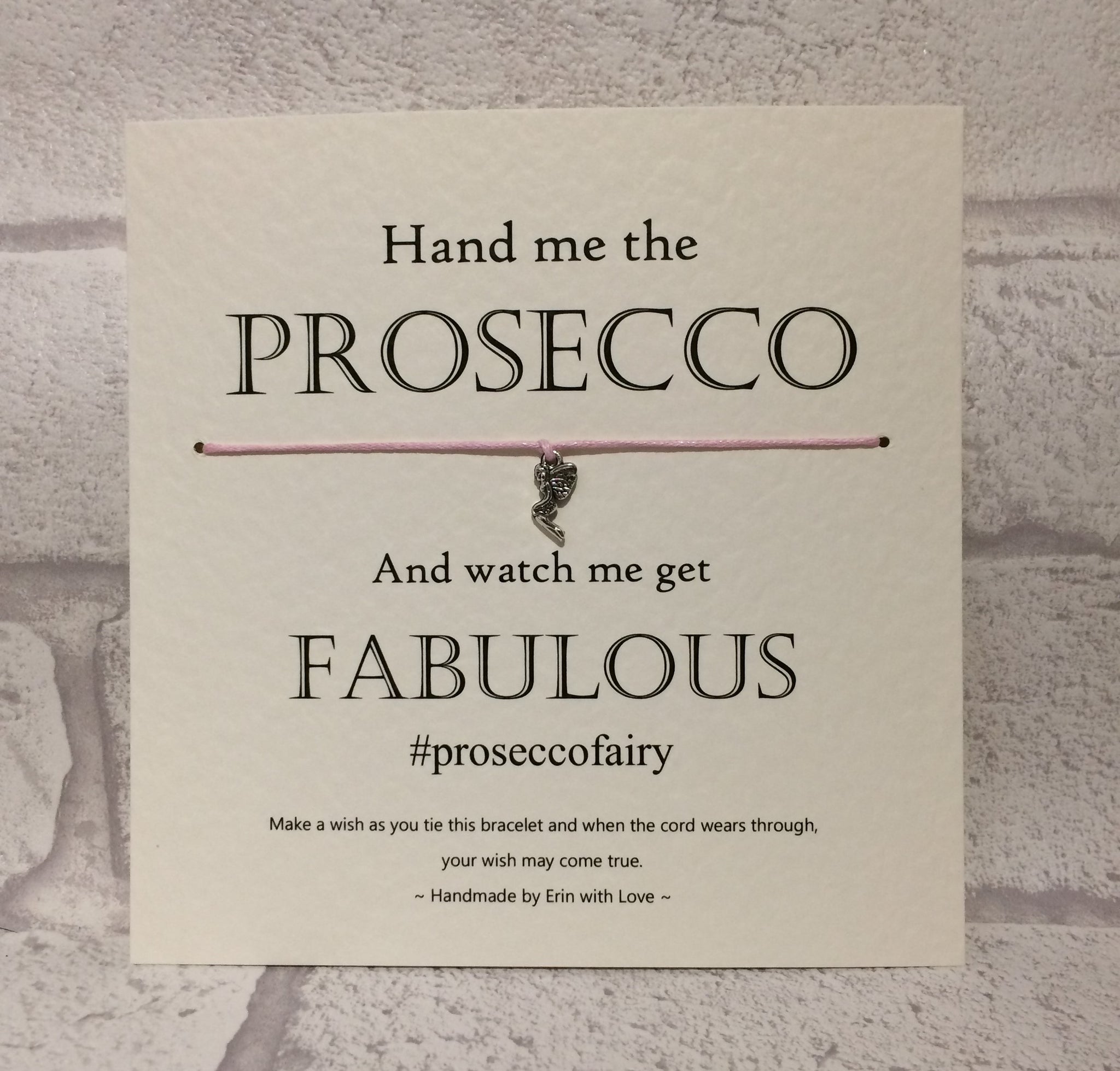 Fairy - #Prosecco Fairy  Wish Bracelet