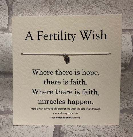 B - A Fertility Wish    Wish Bracelet