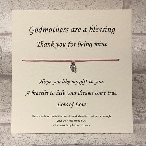 C - GodMothers Are A Blessing...  Wish Bracelet