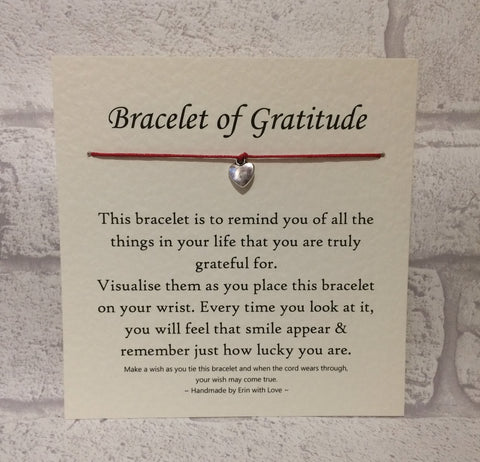 The Bracelet Of Gratitude  Wish Bracelet