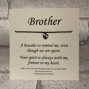 Brother, Your Spirit...   Wish Bracelet