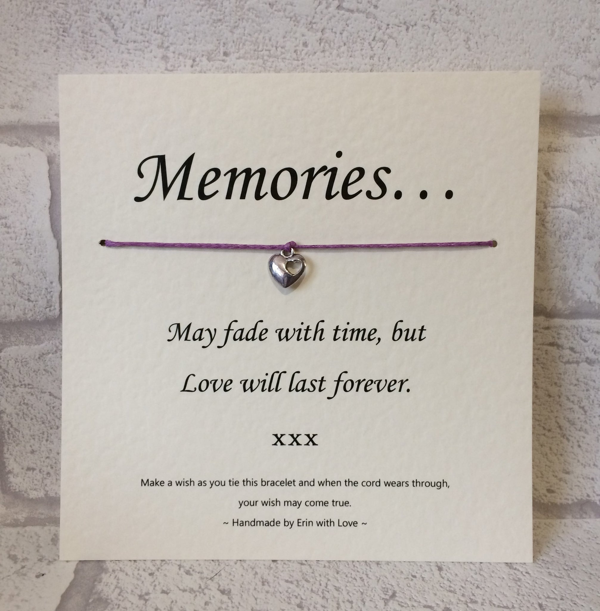 Memories...   Wish Bracelet