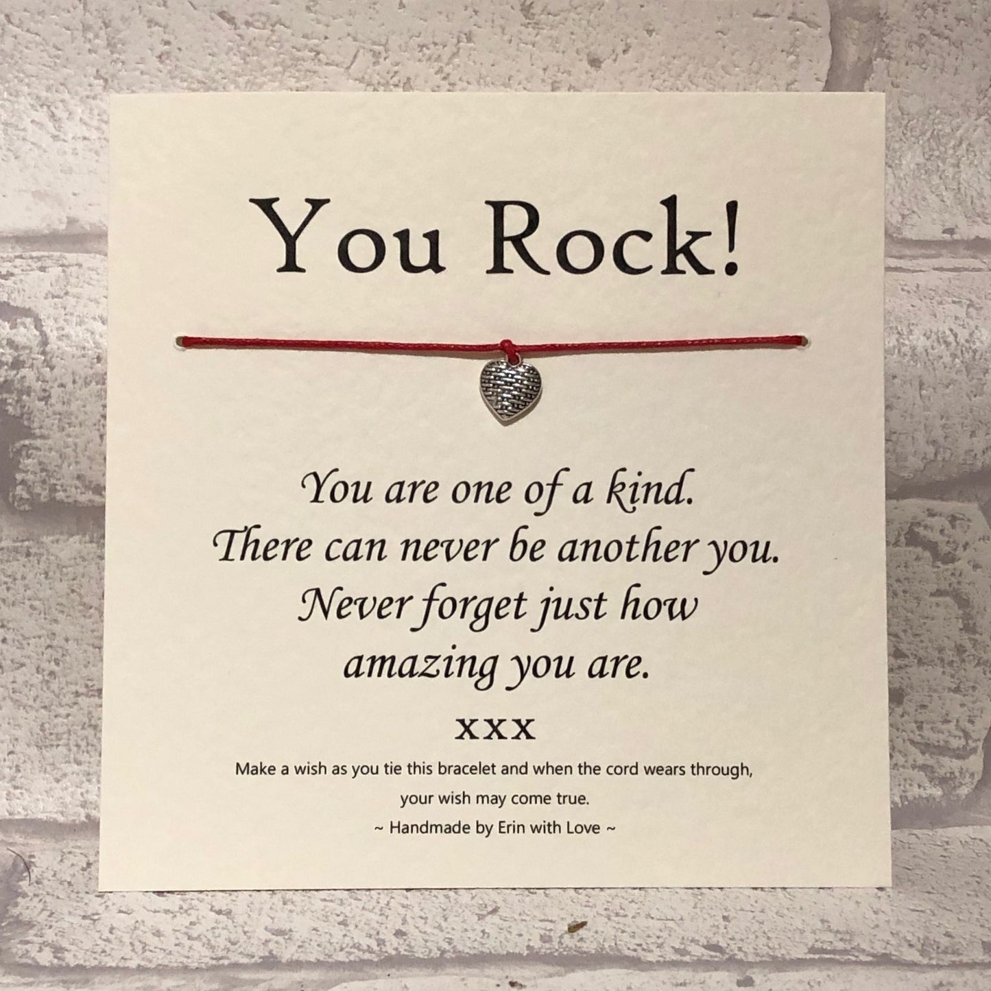 You Rock...  Wish Bracelet